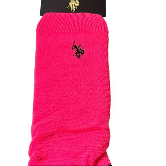 U.S. Polo Pink Leg Warmers - Picture 3 of 5